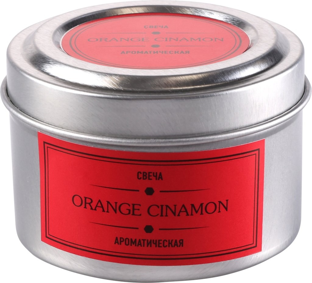 

Свеча ароматическая в металлической банке Homeclub Orange cinnamon