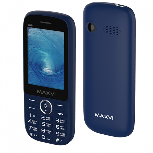 фото Мобильный телефон maxvi k20 blue