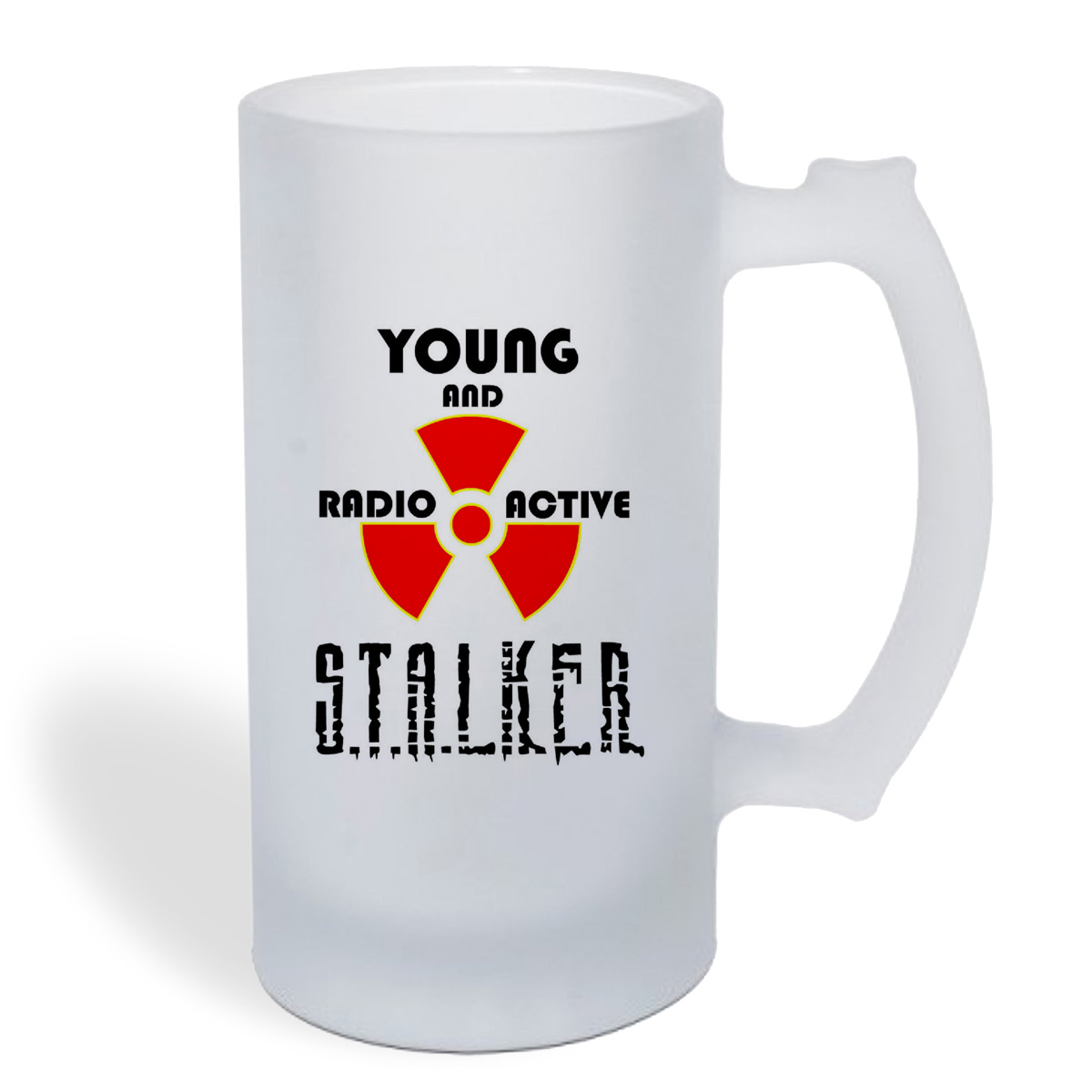 

Кружка пивная CoolPodarok Young and radio active stalker