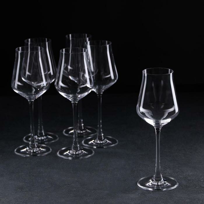 фото Бокалы для вина bohemia crystal alca 310 мл 6 шт