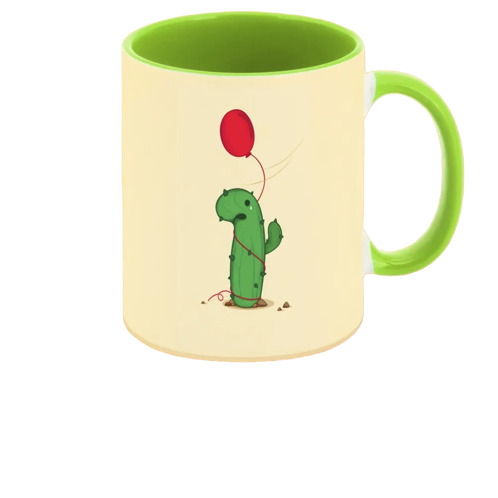 

Кружка CoolPodarok Илюстрация. Кактус с шариком