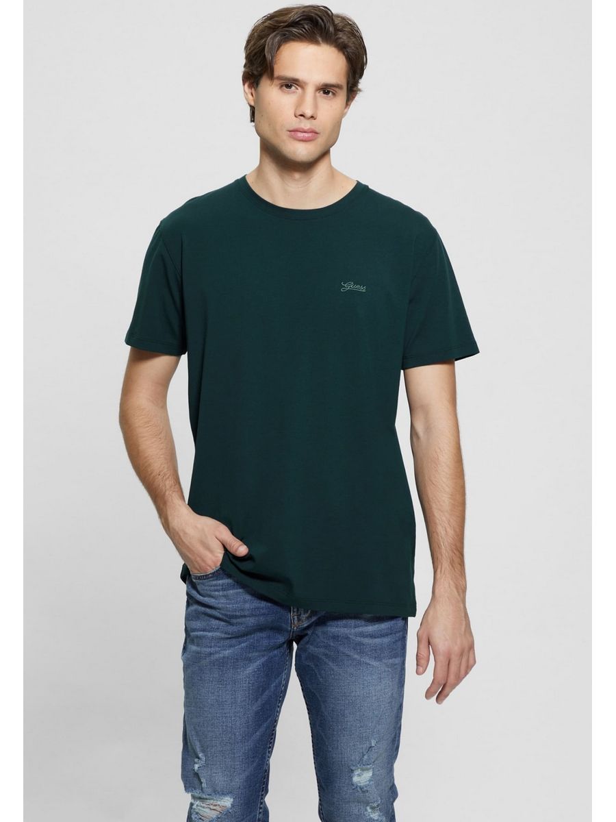 

Футболка мужская Guess GU122O19Q зеленая S, Зеленый, GU122O19Q