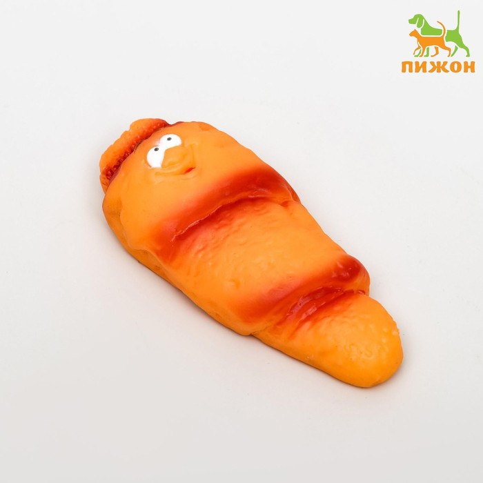 

Игрушка пищащая "Круассан" для собак, 10,5 см