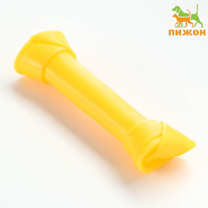 

Игрушка пищащая Кость-лакомство для собак, 13 см, жёлтая