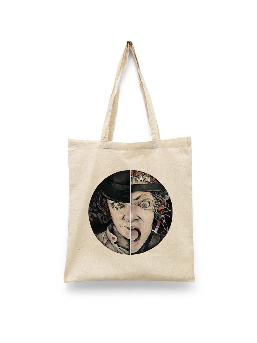 

Шоппер унисекс Каждому Своё Заводной апельсин/Clockwork Orange FMZA3, белый, Заводной апельсин/Clockwork Orange FMZA3