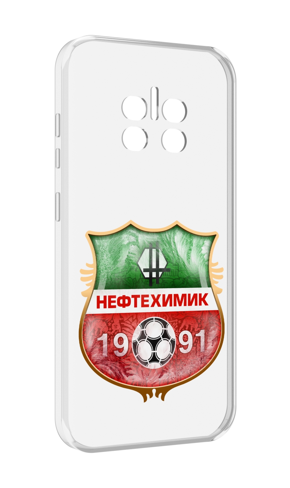 

Чехол MyPads фк нефтехимик нижнекамск для Doogee V11, Прозрачный, Tocco