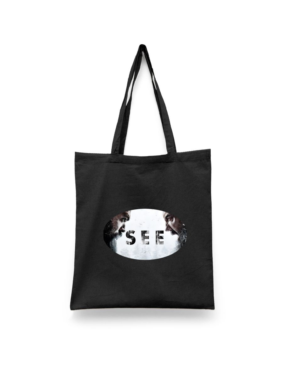 

Шоппер унисекс Каждому Своё Видеть/See/Сериал SRSE9, черный, Видеть/See/Сериал SRSE9