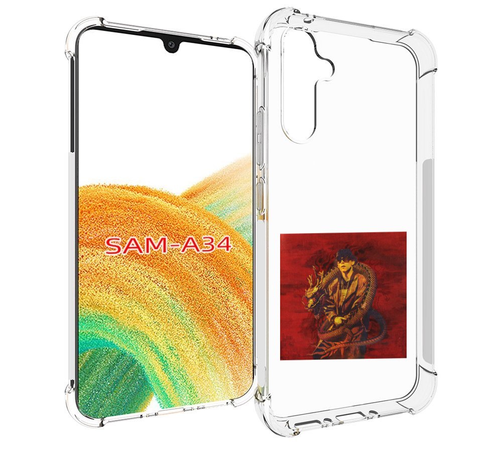 

Чехол MyPads Dragonborn Big Baby Tape для Samsung Galaxy A34, Tocco