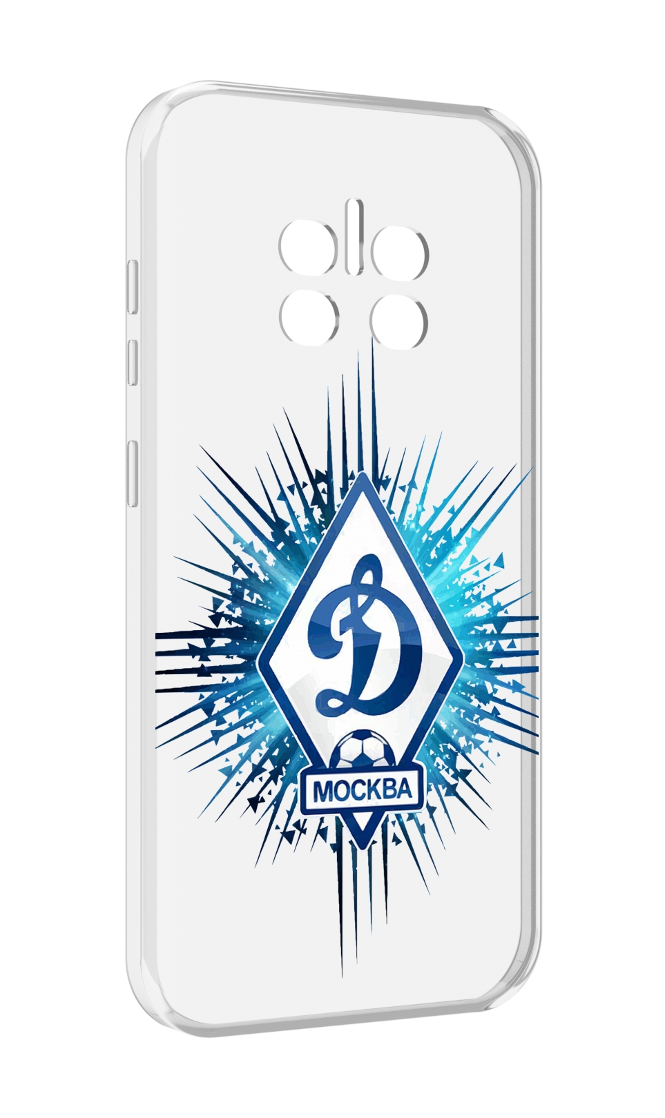 

Чехол MyPads фк динамо москва мужской для Doogee V11, Прозрачный, Tocco