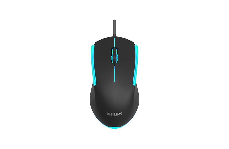 Проводная игровая мышь Philips SPK9314 черный (SPK9314)