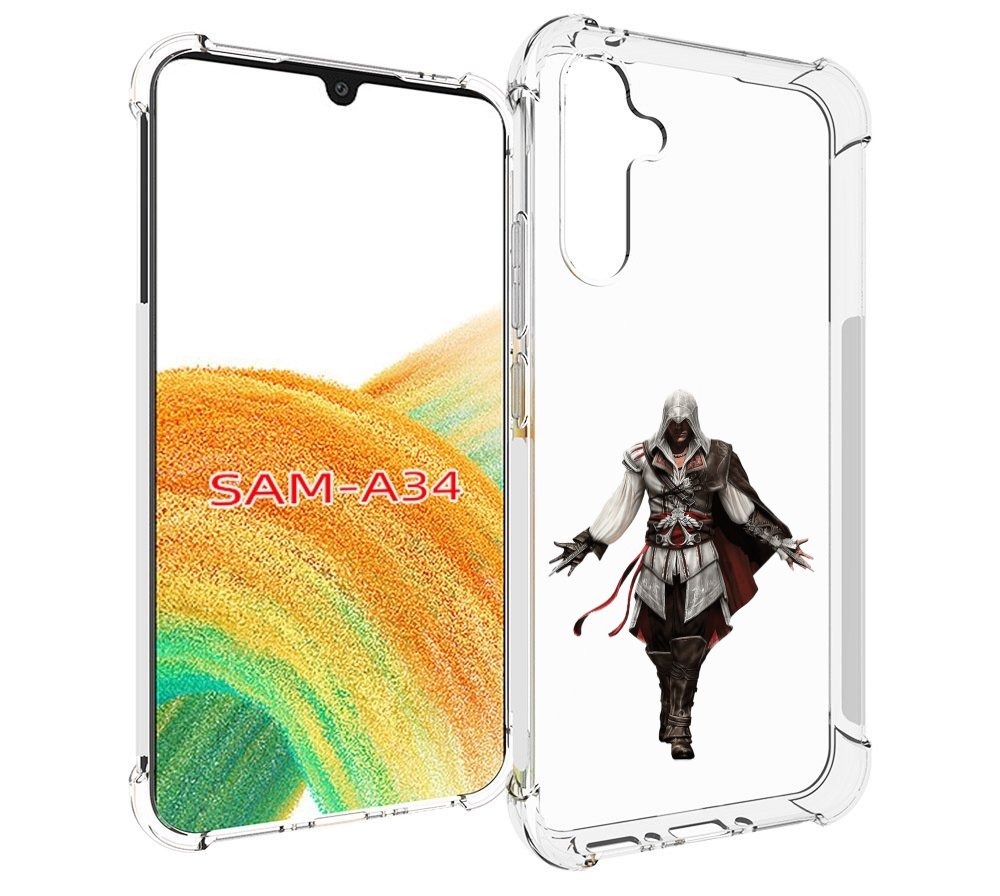 

Чехол MyPads Assassin's-Creed мужской для Samsung Galaxy A34, Tocco