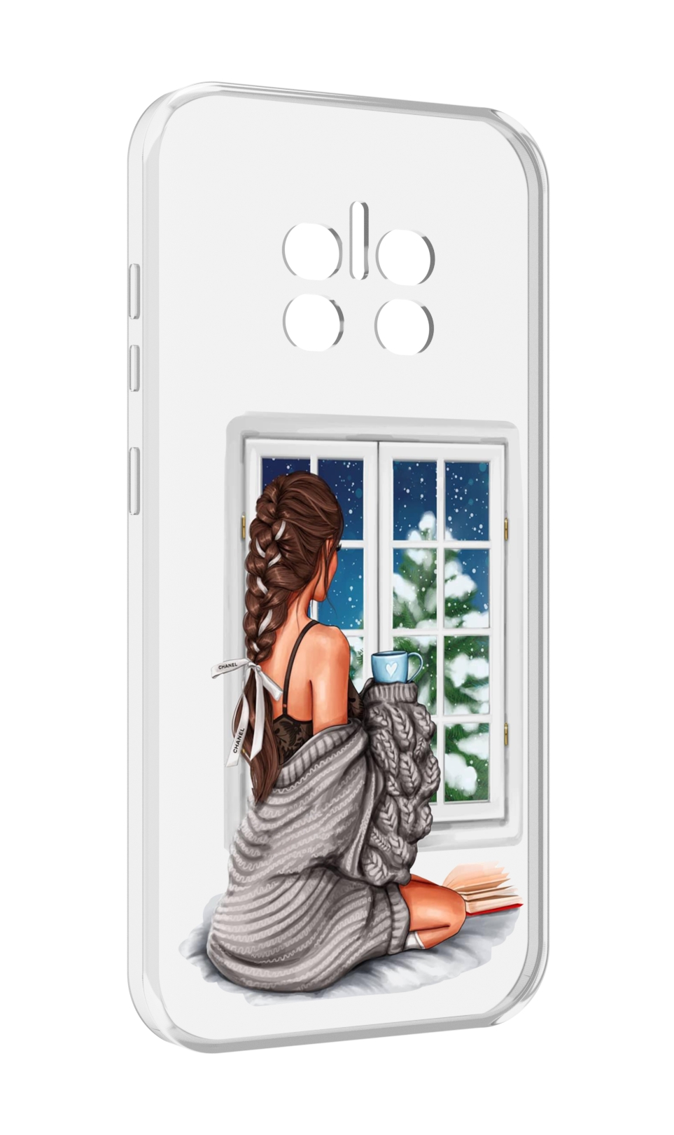 

Чехол MyPads уютное-зимнее-окно женский для Doogee V11, Прозрачный, Tocco