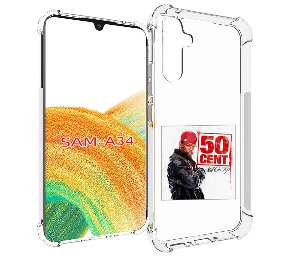 

Чехол MyPads 50 Cent - Still On Top для Samsung Galaxy A34, Tocco