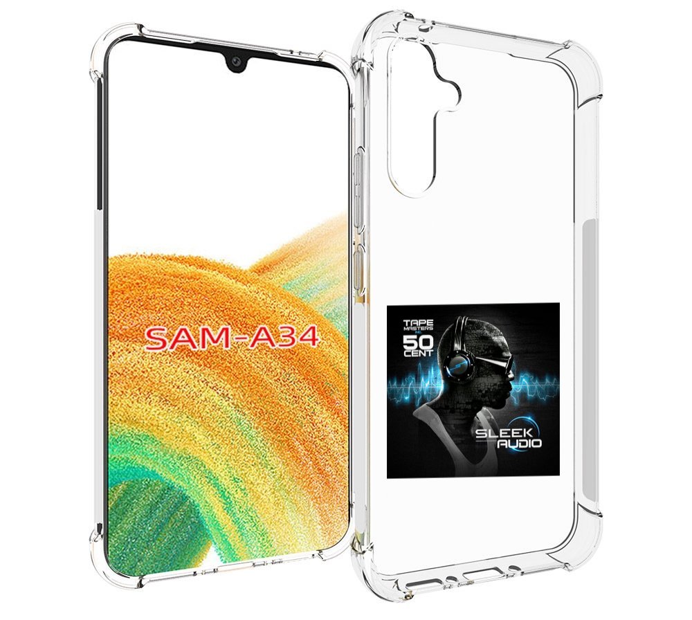 

Чехол MyPads 50 Cent - Sleek Audio для Samsung Galaxy A34, Tocco