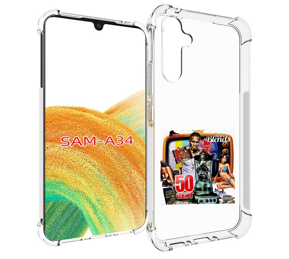 

Чехол MyPads 50 Cent - Retro 50 Cent Blends для Samsung Galaxy A34, Tocco
