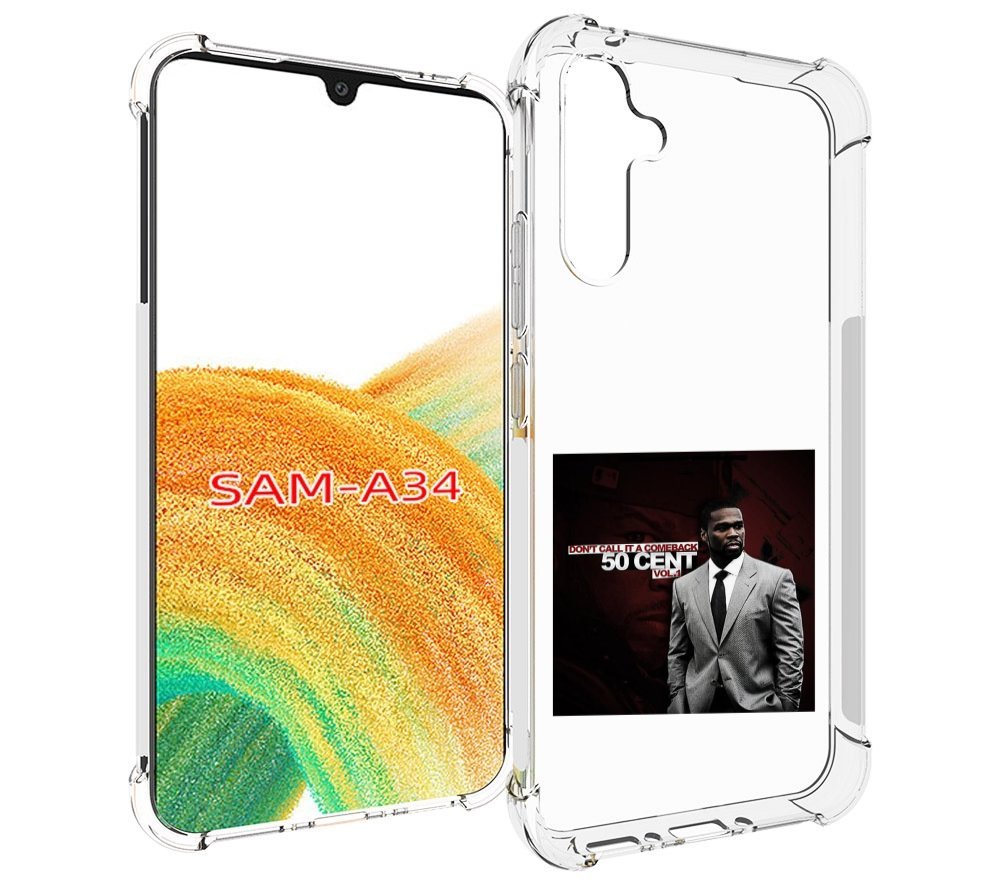 

Чехол MyPads 50 Cent - Dont Call It A Comeback Vol для Samsung Galaxy A34, Tocco