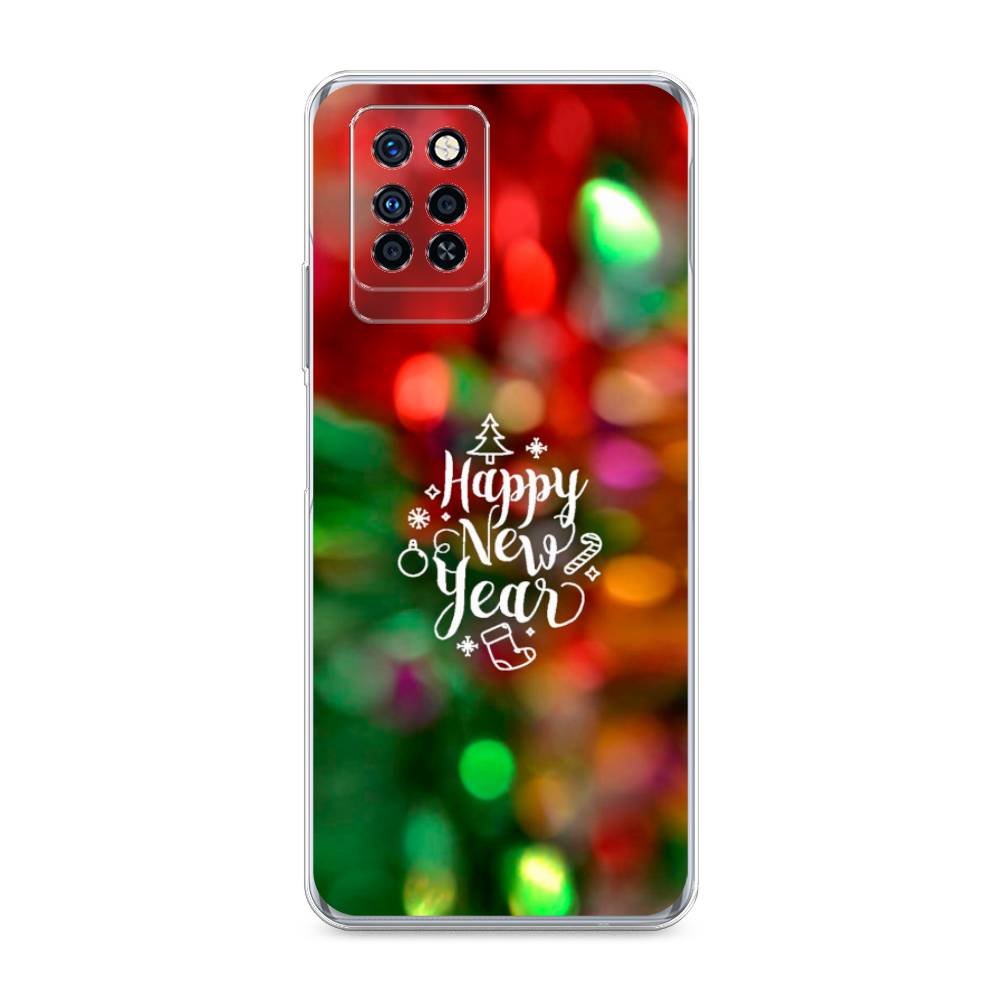 

Чехол на Infinix Note 10 Pro "Новый Год на елке", Зеленый;красный;желтый, 3100150-5