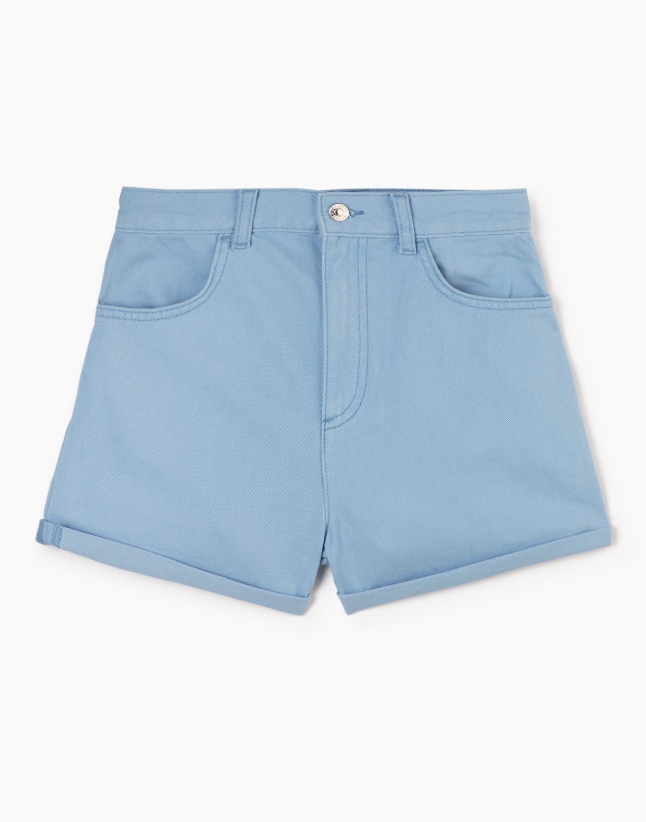 

Голубы шорты Baggy с высокой талией р.158, Голубой, GSH010167