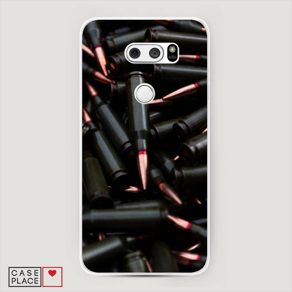 

Чехол Awog на LG V35 ThinQ "Пули черные", Черный;коричневый, 83650-5