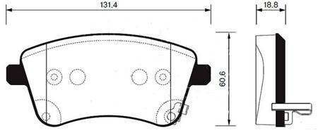 

Колодки передние KIA VENGA 2010- SP1515