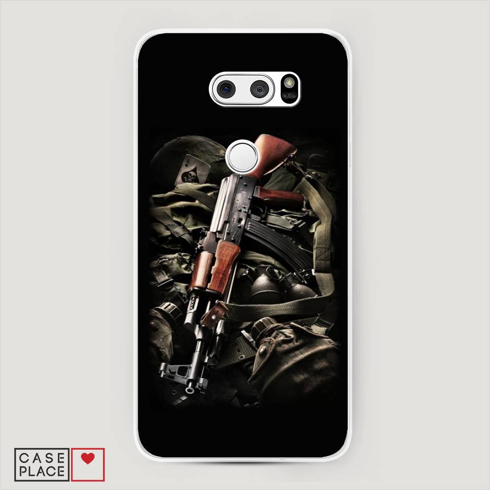 фото Чехол awog "автомат" для lg v35 thinq