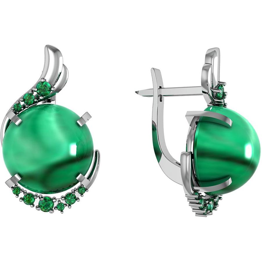 

Серьги из серебра с swarovski ПРИВОЛЖСКИЙ ЮВЕЛИР 361511-MIX213, 361511-MIX213