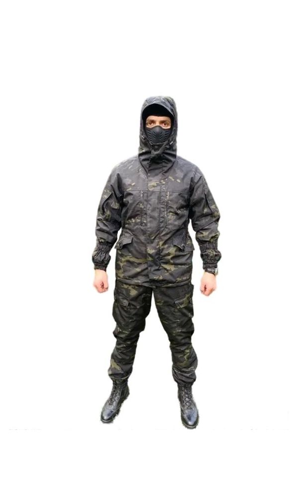 

Костюм горка 6 флис / осень-зима / черный мультикам 48-50/170-176, Разноцветный, горка 6 флис осень-зима