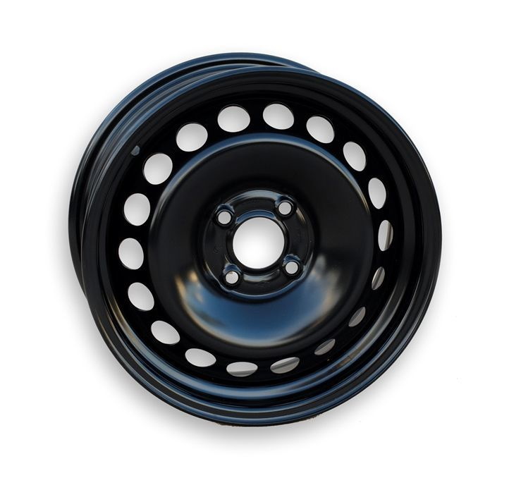 фото Диск штампованный r15 6j 4x100/54.1 et45 евродиск 64a45r black 9304649 eurodisk