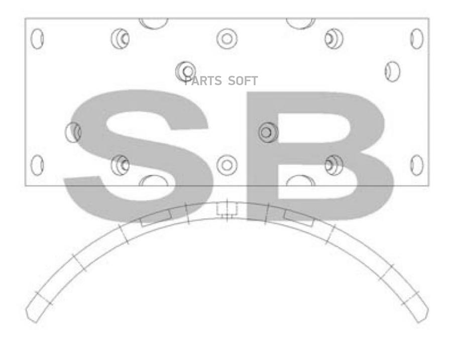 SANGSIN BRAKE SL232 Накладка тормозная HYUNDAI E-MIGHTY пер/зад. 3.5T 1шт