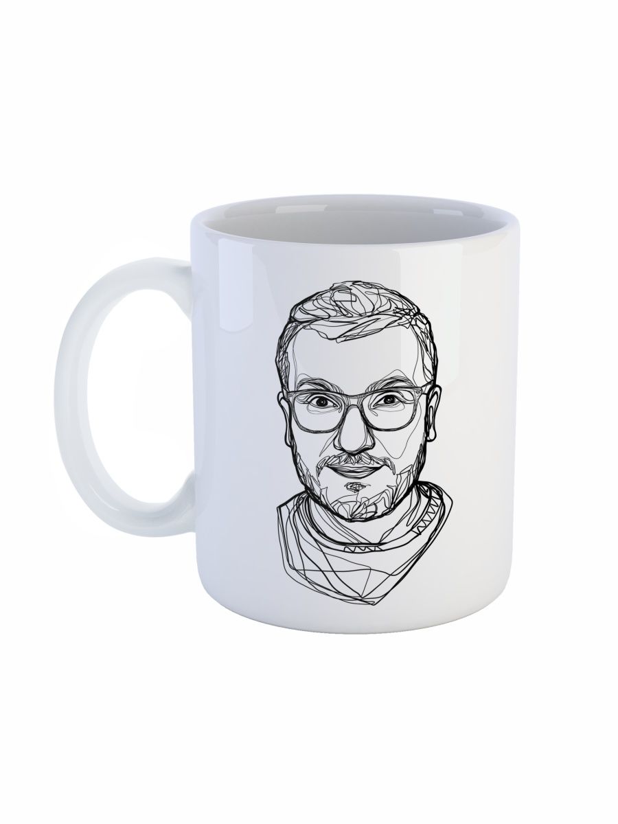 фото Кружка сувенирshop комики "дмитрий позов / импровизация" 330 мл cu-kmimp7-w/s
