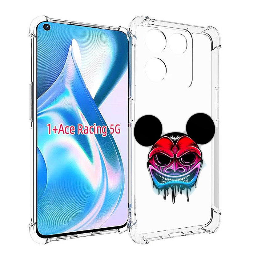 

Чехол MyPads микки в маске для OnePlus Ace Racing, Прозрачный, Tocco