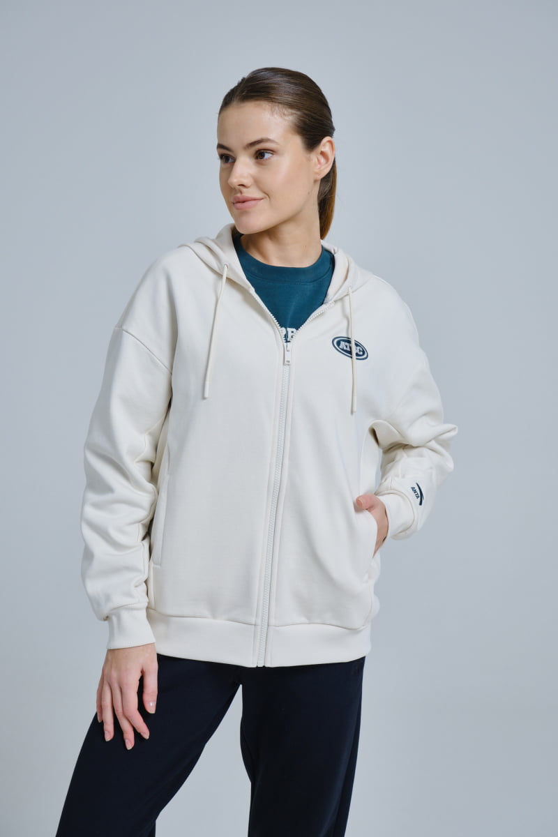 Толстовка женская Anta Vintage sports 862348708S белая M