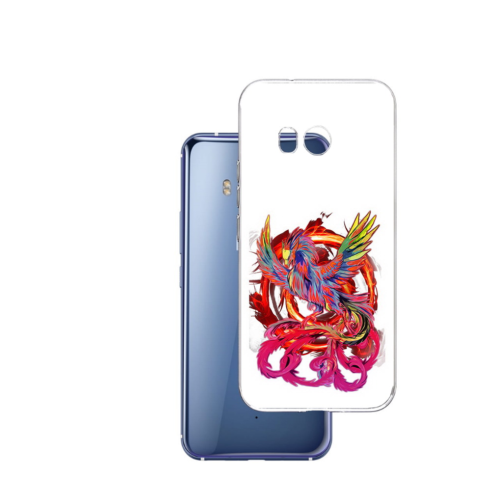 

Чехол MyPads Tocco для HTC U11 красочный феникс, Прозрачный, Tocco