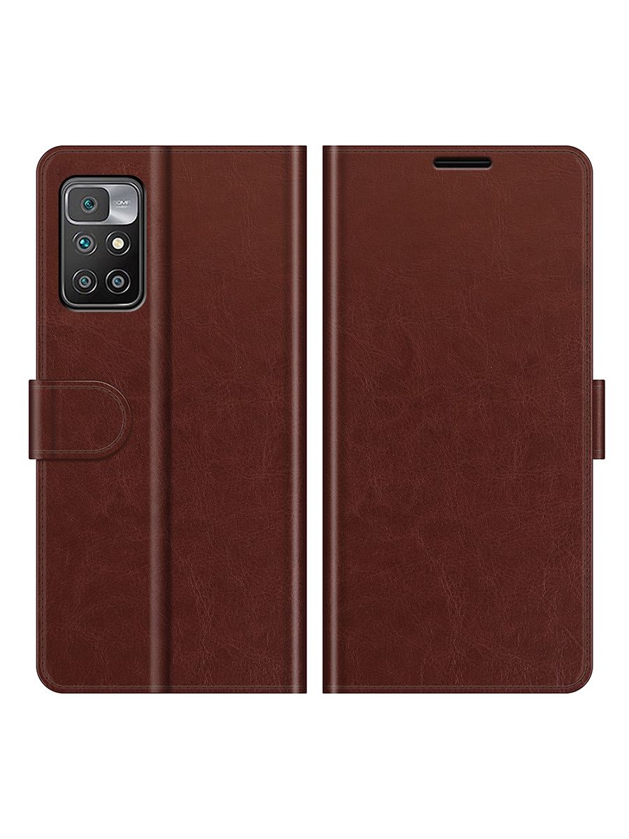 

Retro Чехол книжка для Xiaomi Redmi 10/10 Prime Красный