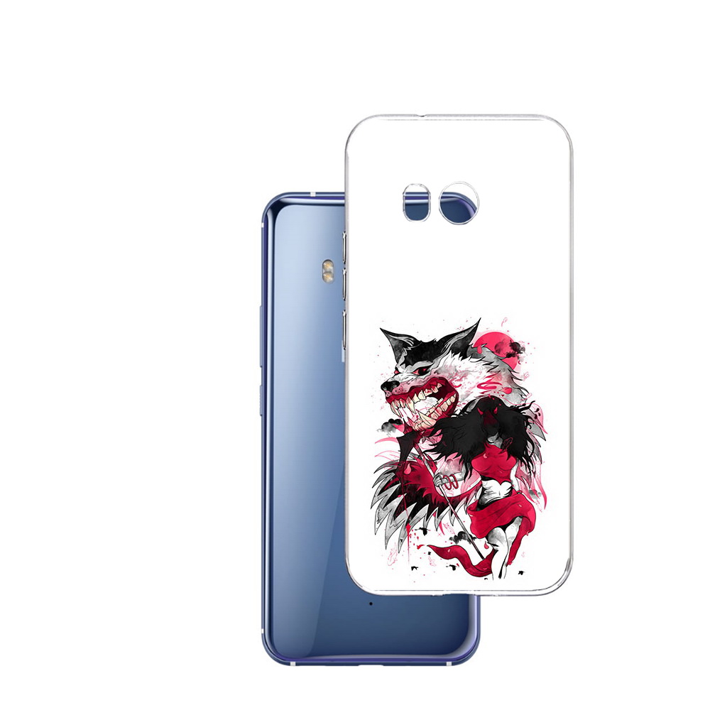 

Чехол MyPads Tocco для HTC U11 красная шапочка, Прозрачный, Tocco