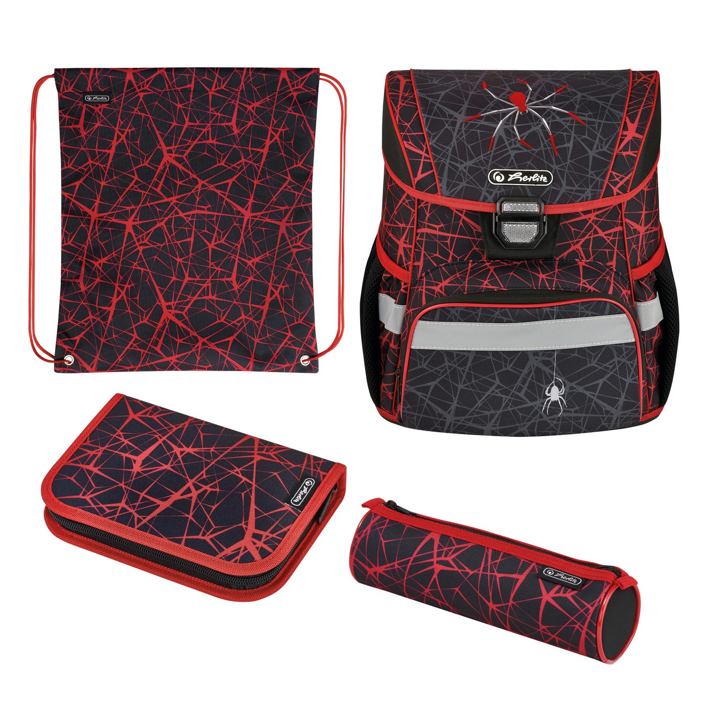 

Ранец школьный Herlitz Loop Spider, Паук, черный, с наполнением