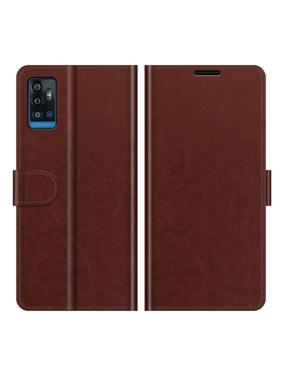 

Retro Чехол книжка для ZTE Blade A71 Красный