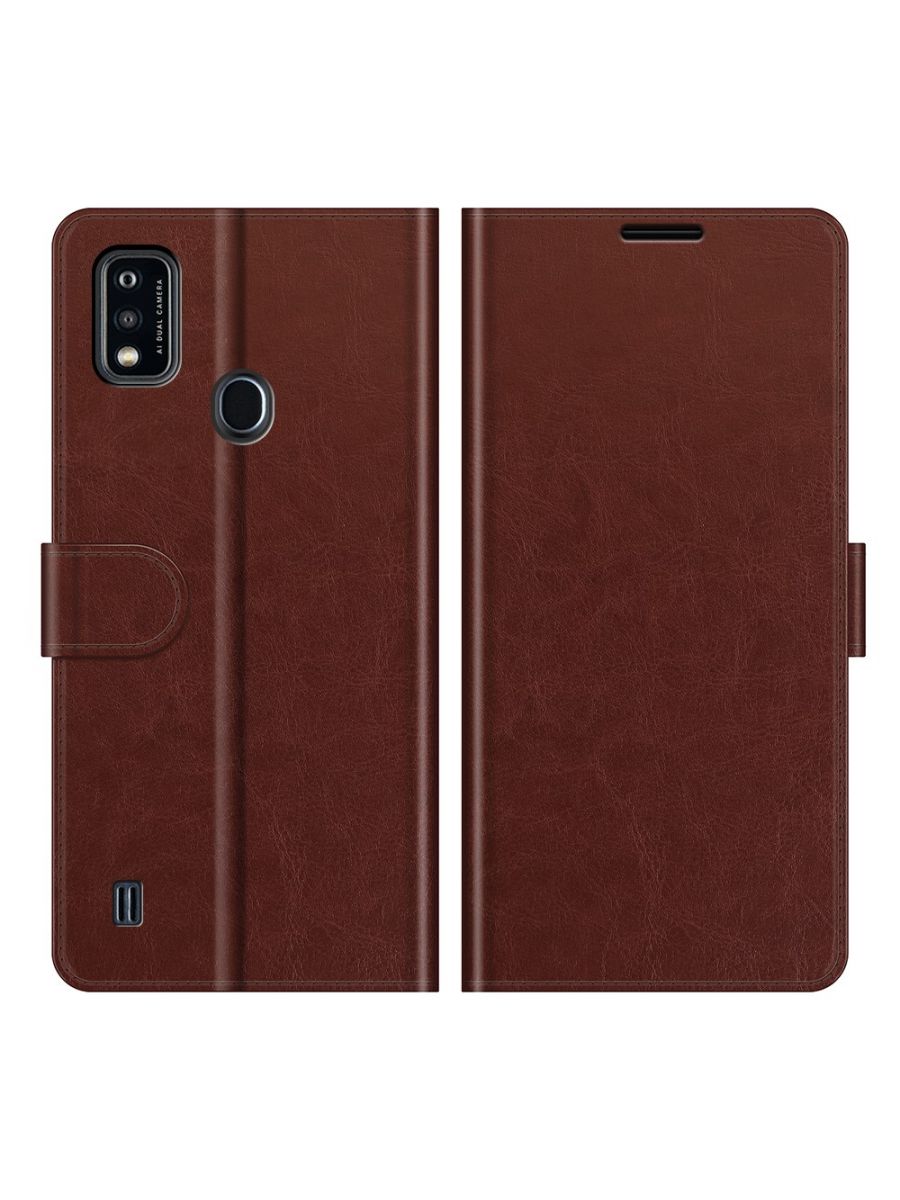 

Retro Чехол книжка для ZTE Blade A51 Красный