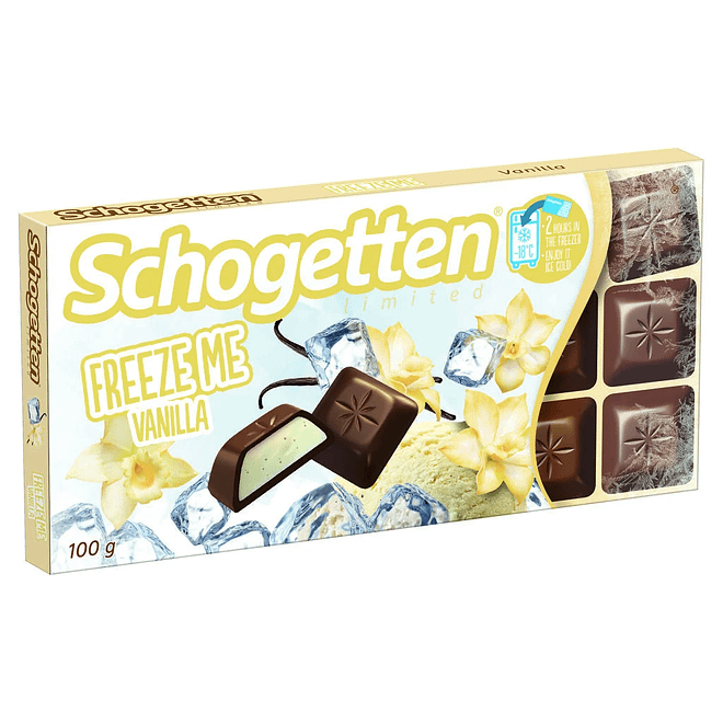 Шоколад Schogetten Freeze me молочный с бурбоном-ванилью 100 г