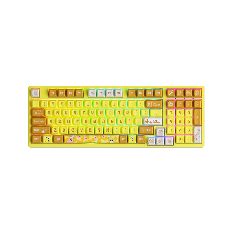 Игровая клавиатура AKKO 3098S SpongeBob CS Sponge Bundle RGB JDA profile