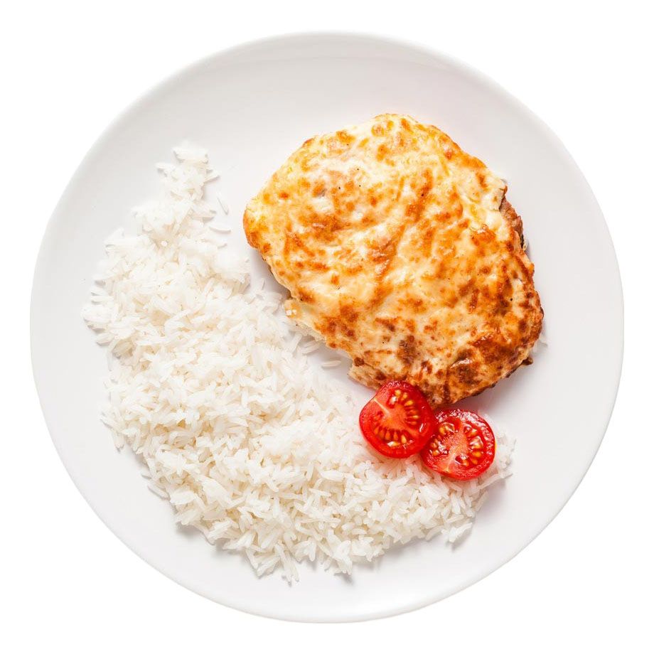 

Мясо по-французски с рисом 250 г