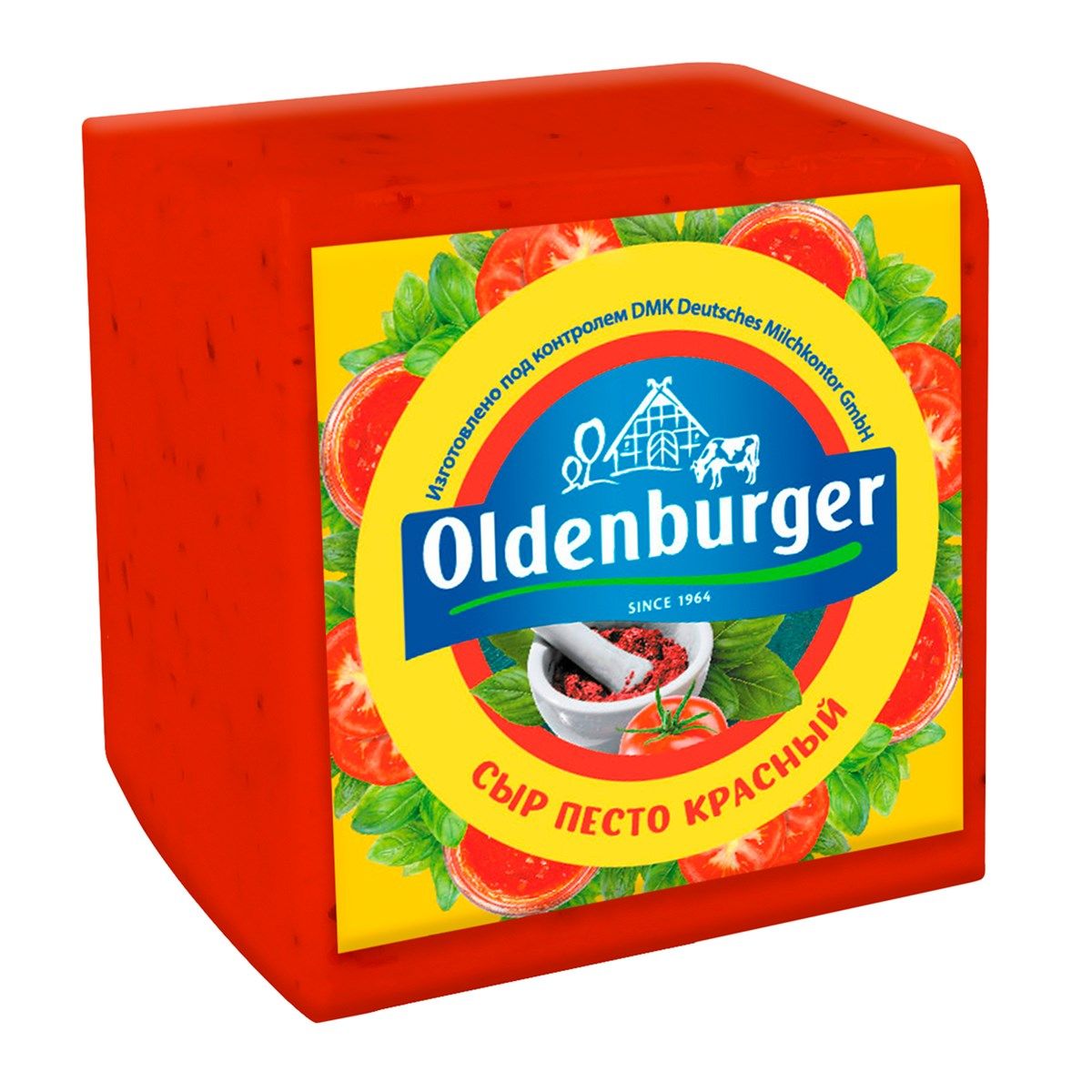 

Сыр полутвердый Oldenburger Песто красный 45% БЗМЖ +-1 кг
