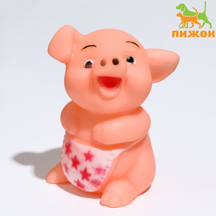 

Игрушка пищащая "Веселая свинка - Малыш" для собак, 9 см