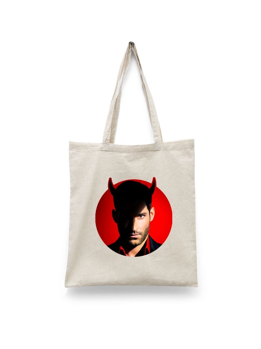 

Шоппер унисекс Каждому Своё Люцифер/Lucifer/Сериал SRLU8, белый, Люцифер/Lucifer/Сериал SRLU8