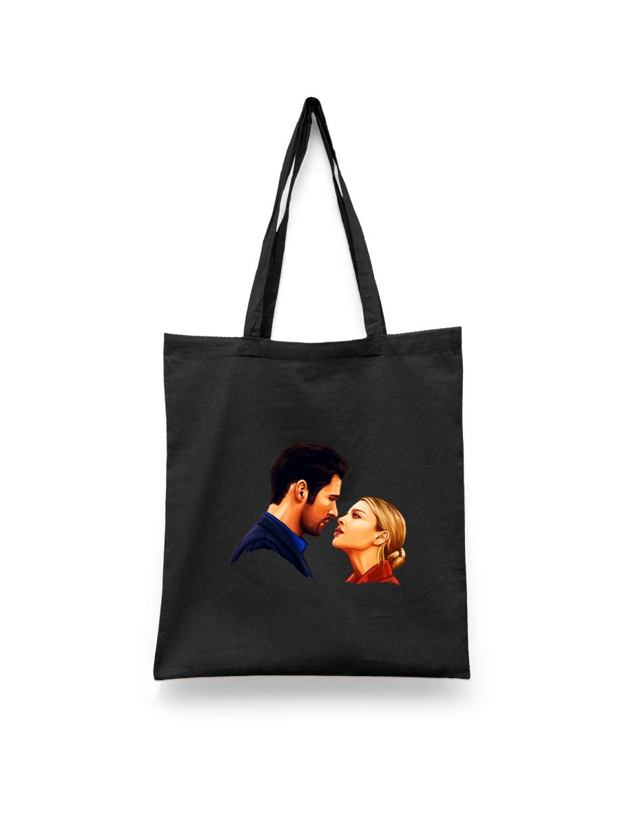 

Шоппер унисекс Каждому Своё Люцифер/Lucifer/Сериал SRLU1, черный, Люцифер/Lucifer/Сериал SRLU1