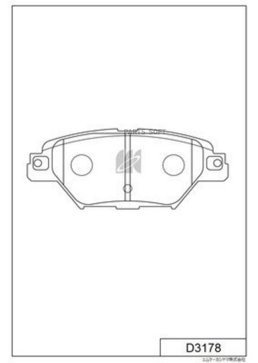 

Колодки дисковые передние Mazda CX-7 MZR DISI Turbo 07> D3178