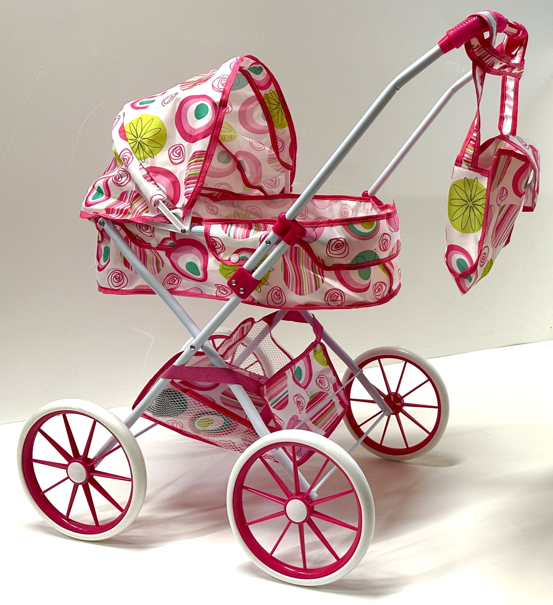 Коляска универсальная для кукол Soni Kids, металлический каркас, корзина, сумка, 72х64х35 коляска для кукол улыбнись универсальная металлический каркас