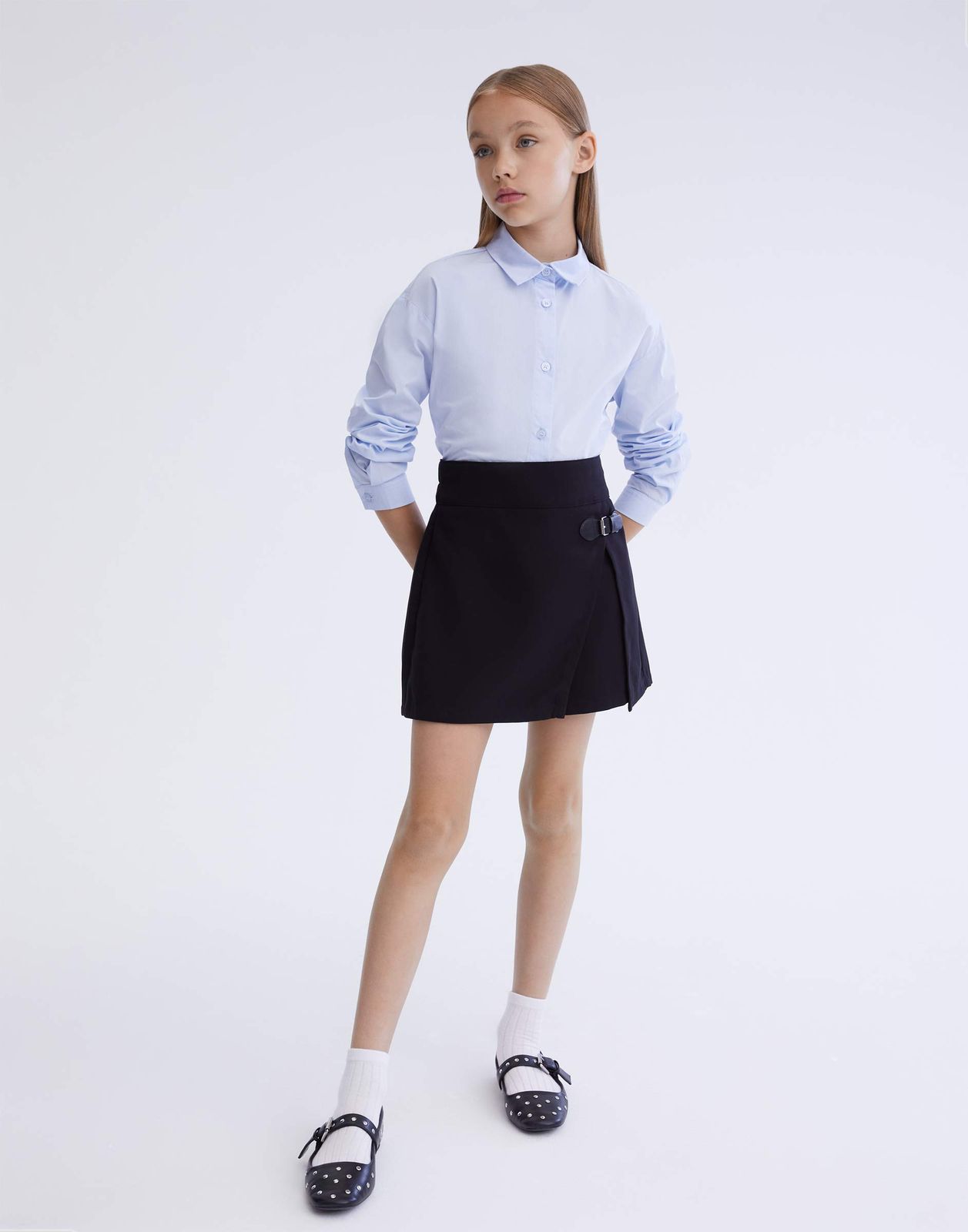 

Юбка-шорты для девочки Gloria Jeans GSU001133 черный 8-10л/140, GSU001133