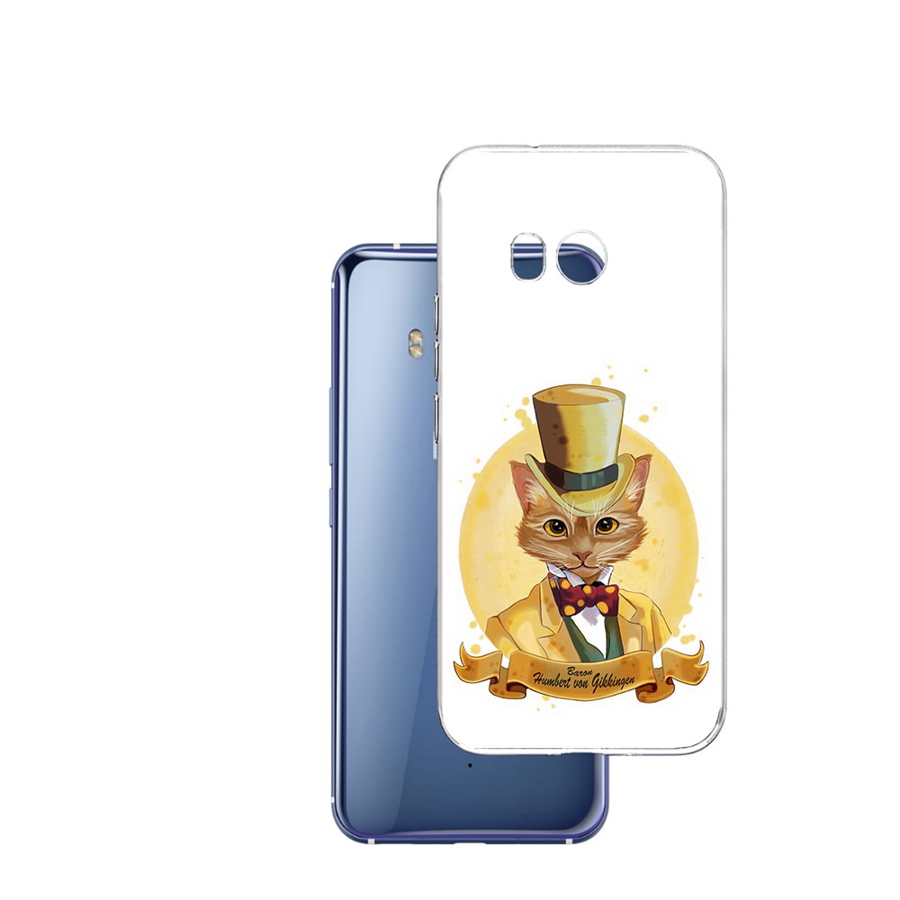

Чехол MyPads Tocco для HTC U11 кот юрист, Прозрачный, Tocco