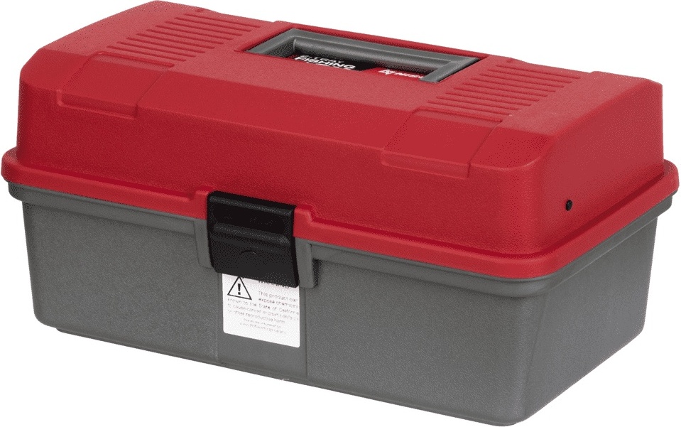 

Fishing 2-tray box NISUS red (N-FB-2-R)/ Ящик рыболова двухполочный красный NISUS